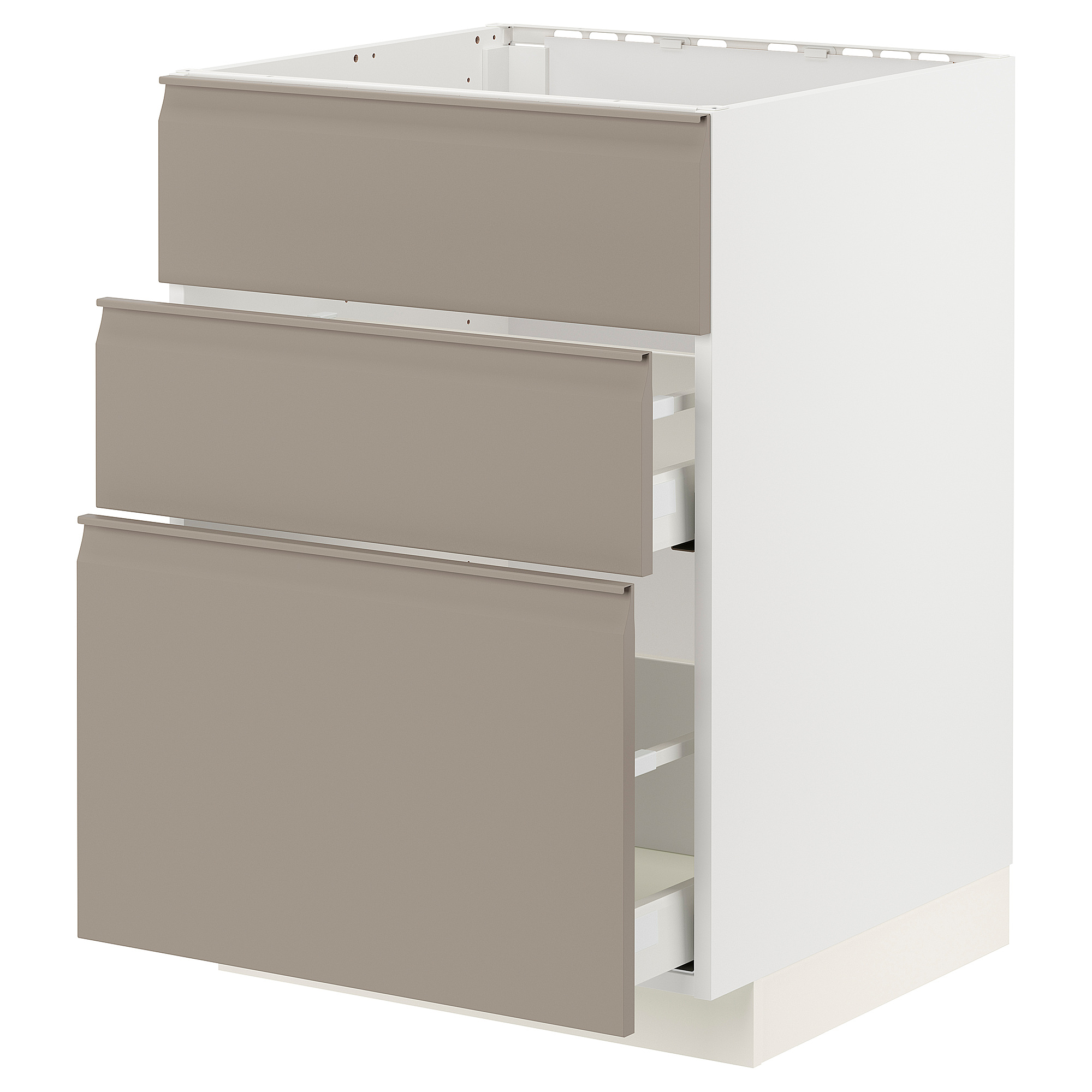 METOD/MAXIMERA base cab f sink+3 fronts/2 drawers