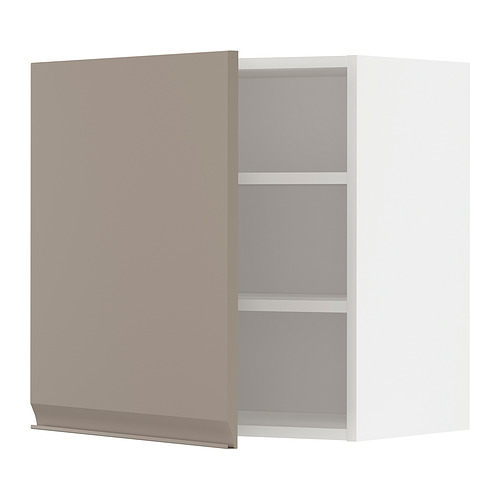 METOD wall cabinet with shelves