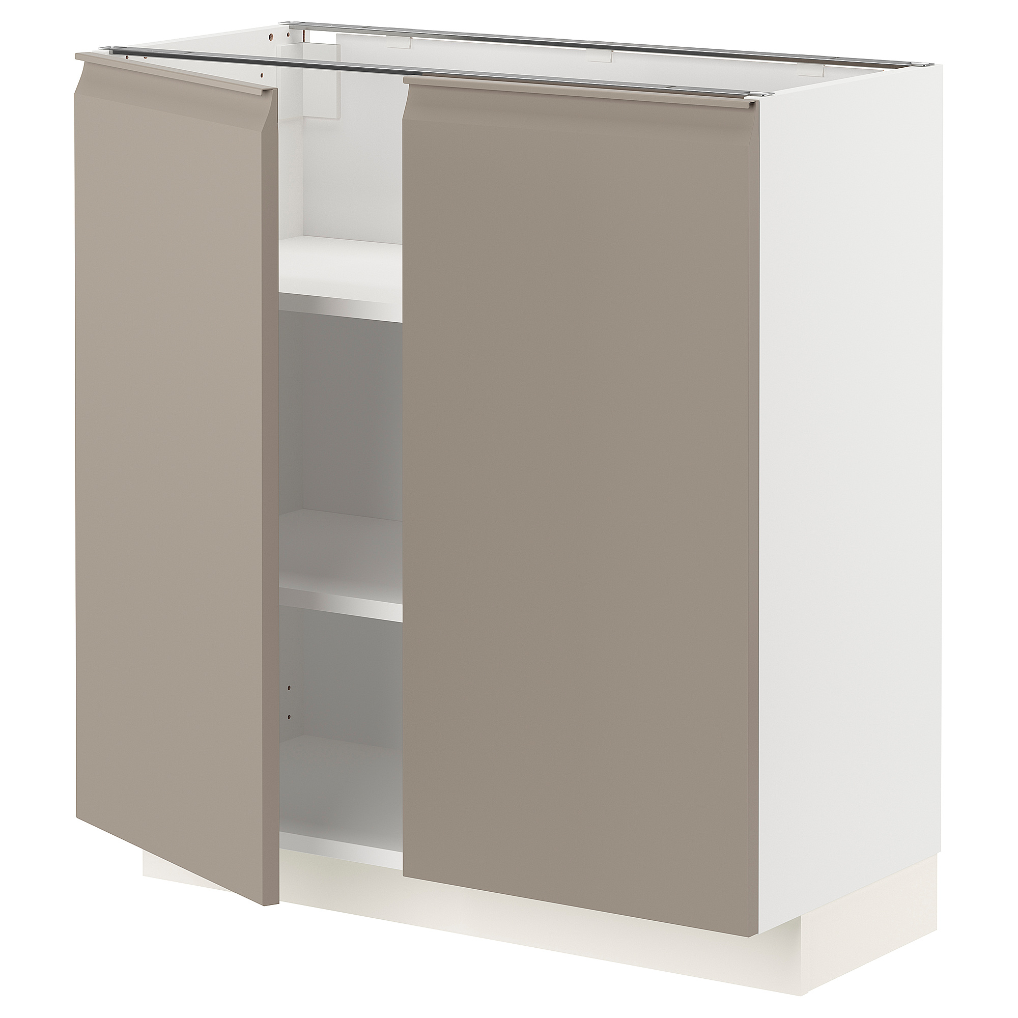 METOD base cabinet with shelves/2 doors