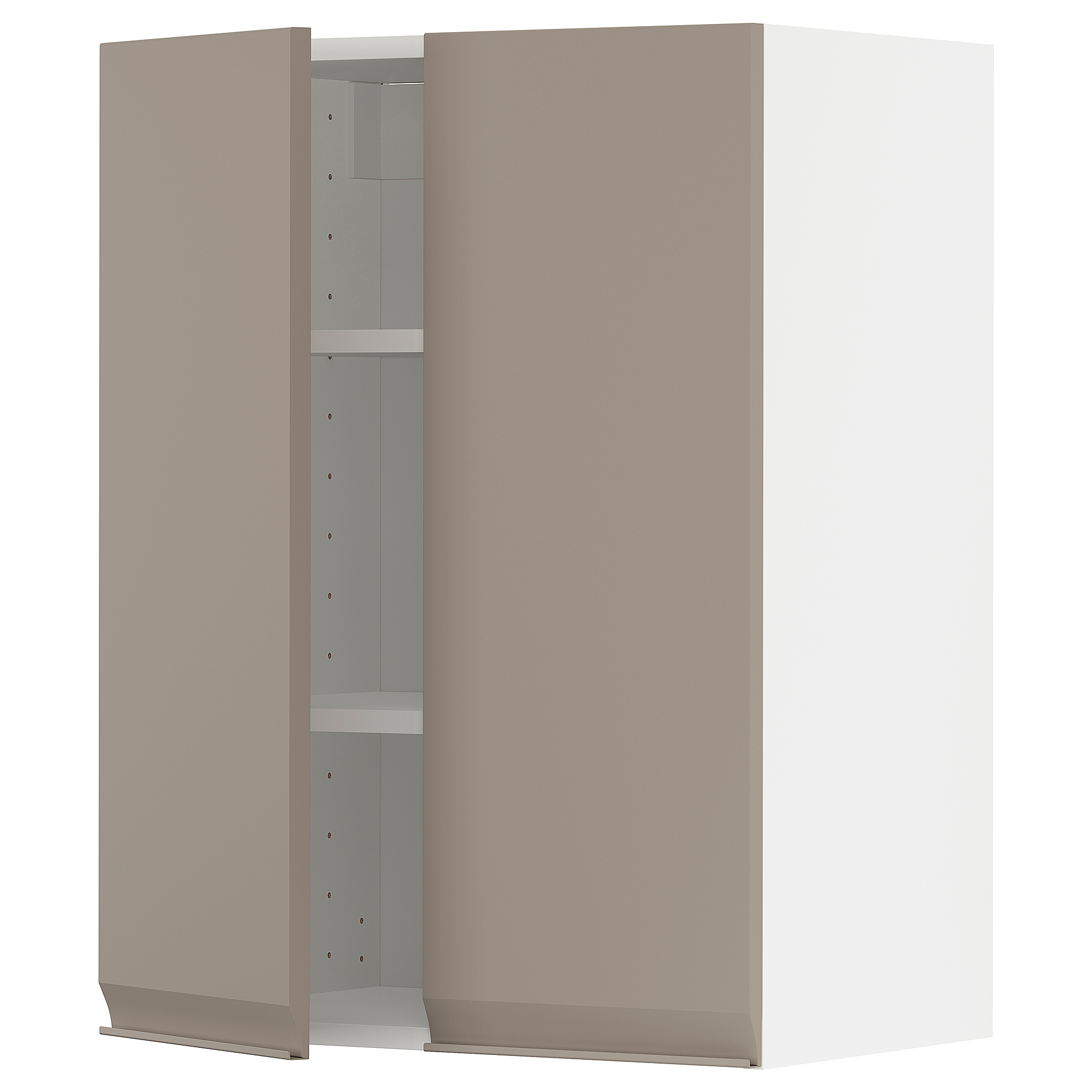 METOD wall cabinet with shelves/2 doors