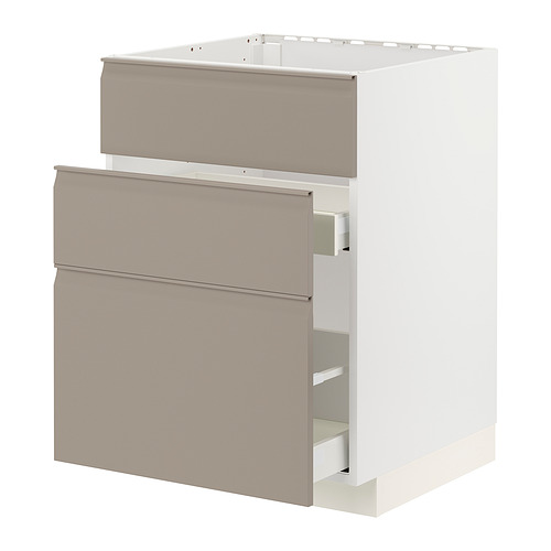 METOD/MAXIMERA base cab f sink+3 fronts/2 drawers