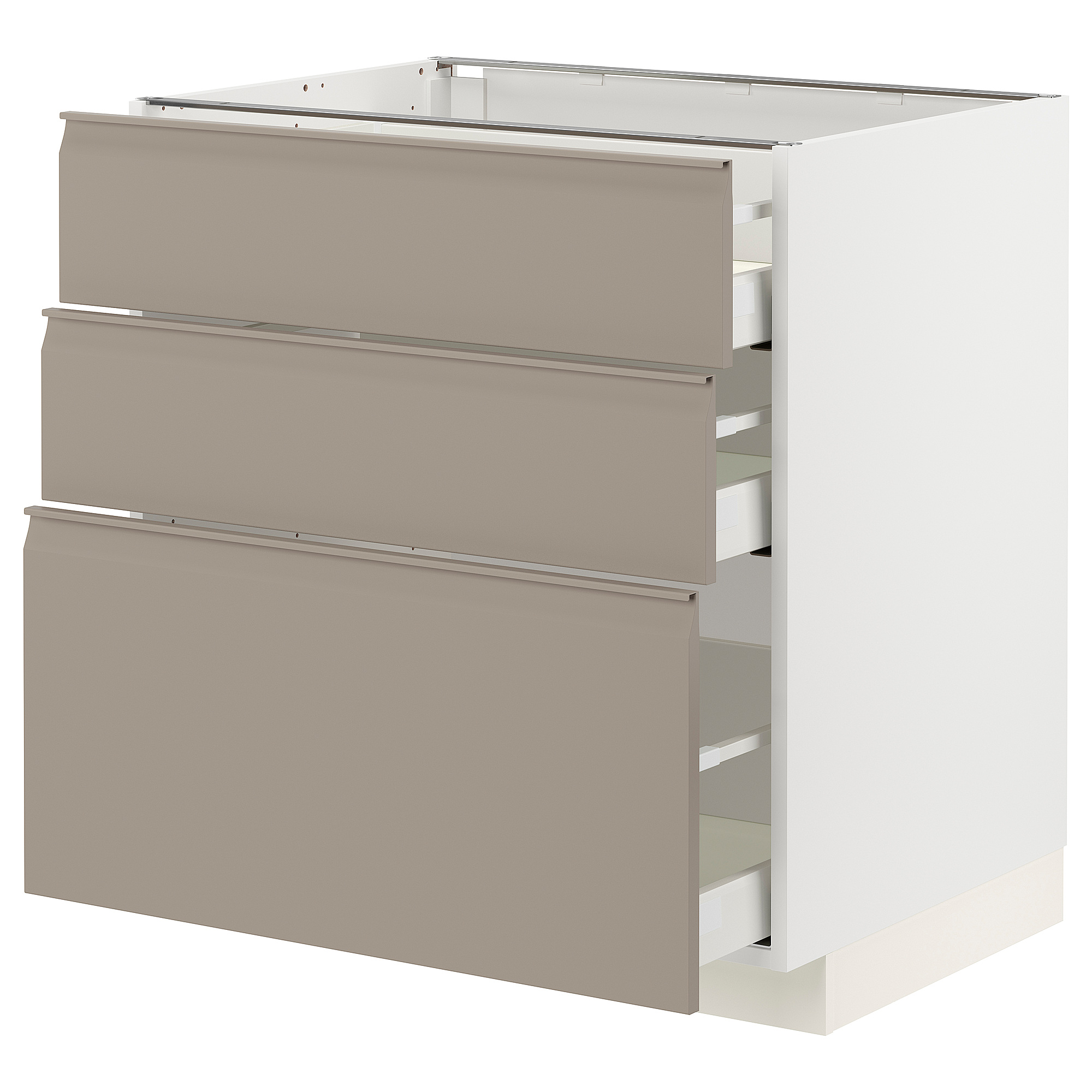 METOD/MAXIMERA base cabinet with 3 drawers