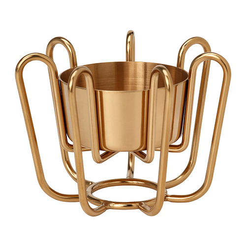 PÅSTÅDD - tealight holder, brass-colour | IKEA Taiwan Online - PE836215_S4