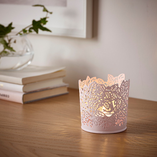 SAMVERKA - 小蠟燭燭台, 淺粉紅色 | IKEA 線上購物 - PE836223_S4