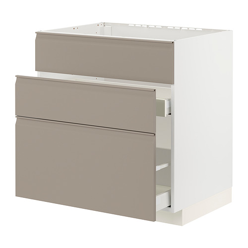 METOD/MAXIMERA base cab f sink+3 fronts/2 drawers