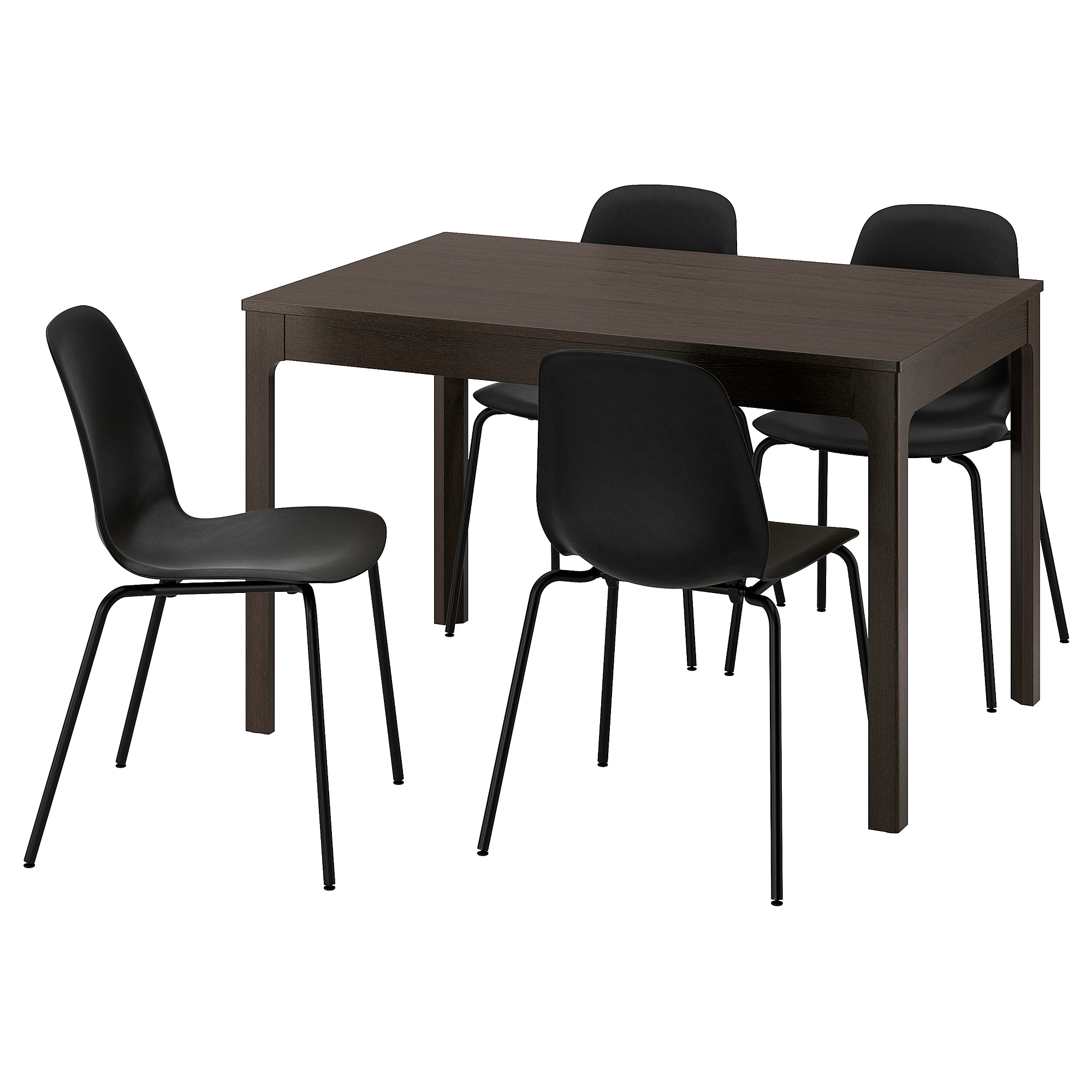 EKEDALEN/LIDÅS table and 4 chairs