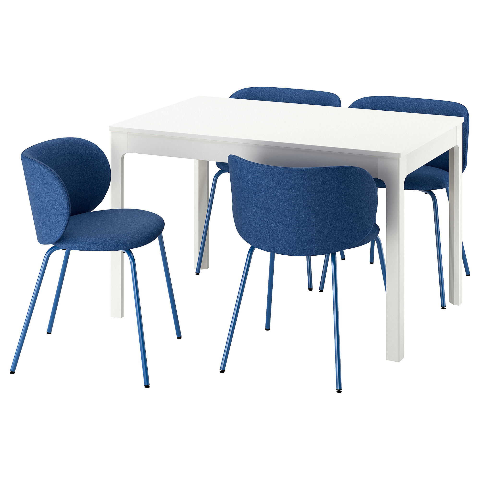 EKEDALEN/KRYLBO table and 4 chairs