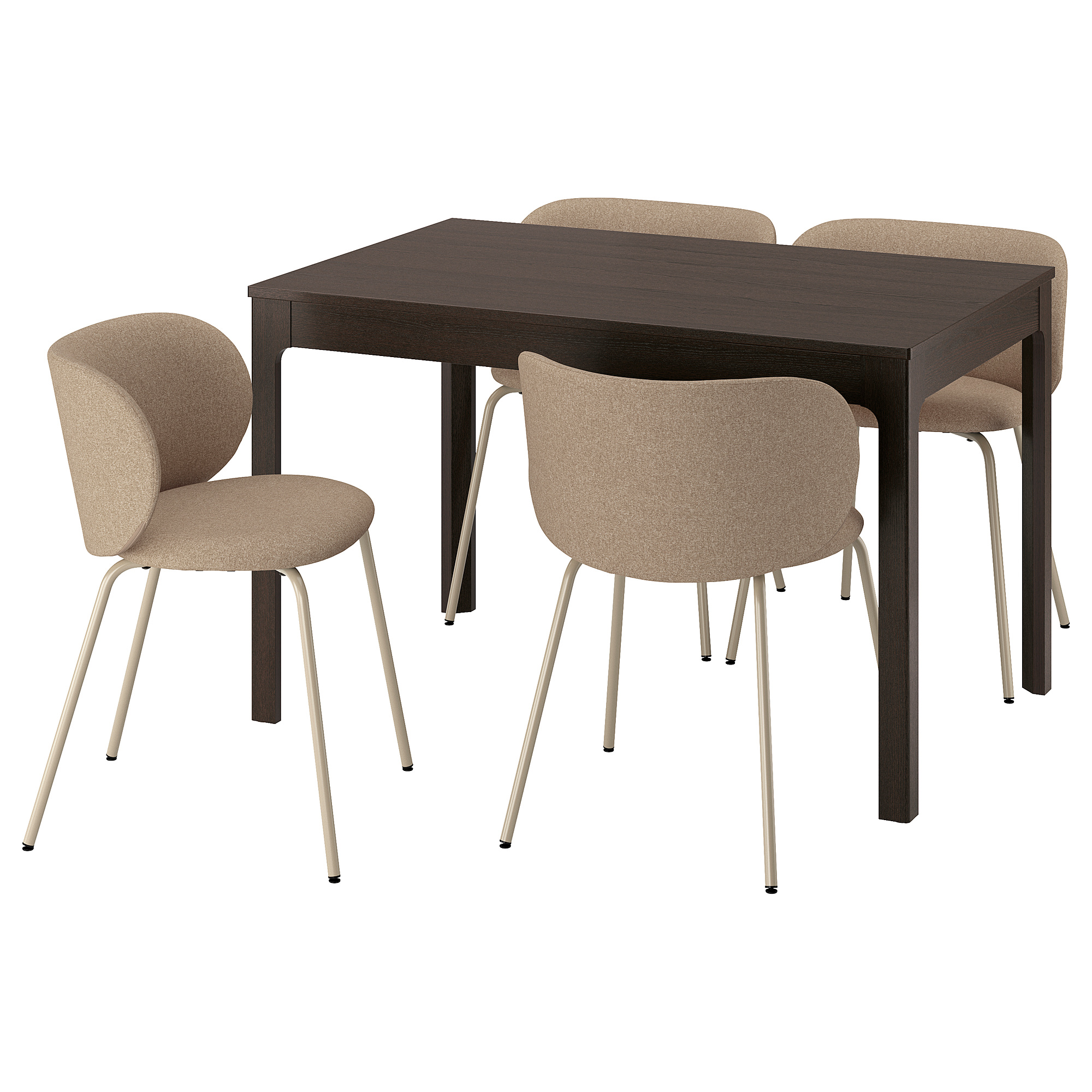 EKEDALEN/KRYLBO table and 4 chairs