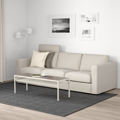 VIMLE - 3-seat sofa, with headrest/Gunnared beige | IKEA Taiwan Online - PE675168_S4