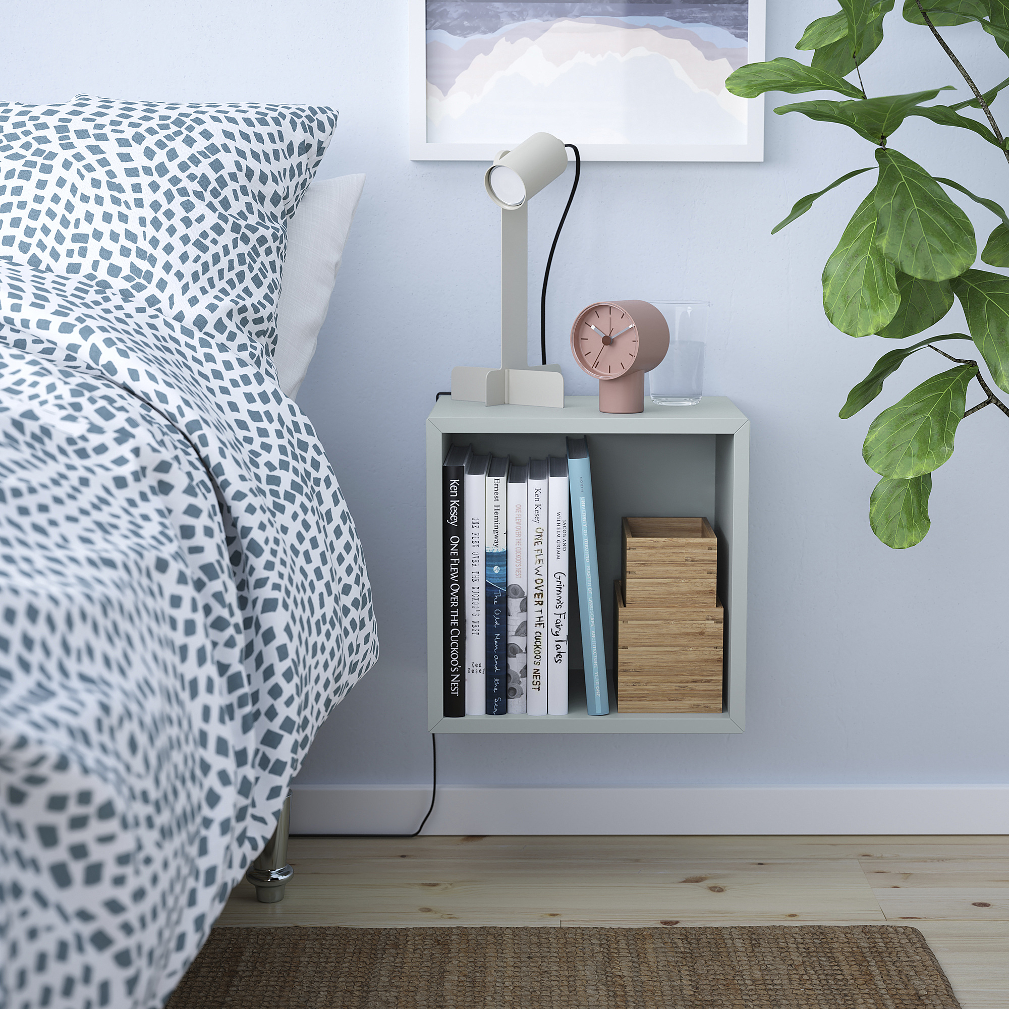 EKET wall-mounted shelving unit
