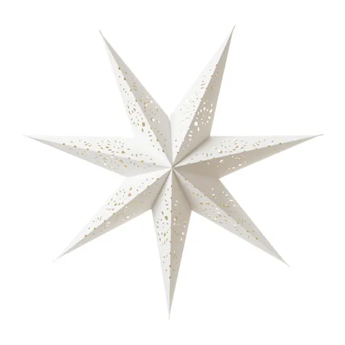 STRÅLA - 燈罩，紙製品 星形/蕾絲 白色，70 公分 | IKEA 線上購物 - PE584694_S4