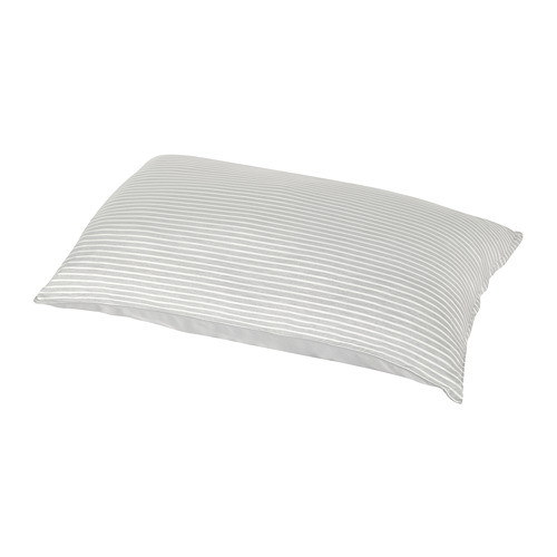 BRANDLILJA - 枕頭套, 灰色/條紋, 50x80 公分 | IKEA 線上購物 - PE790814_S4