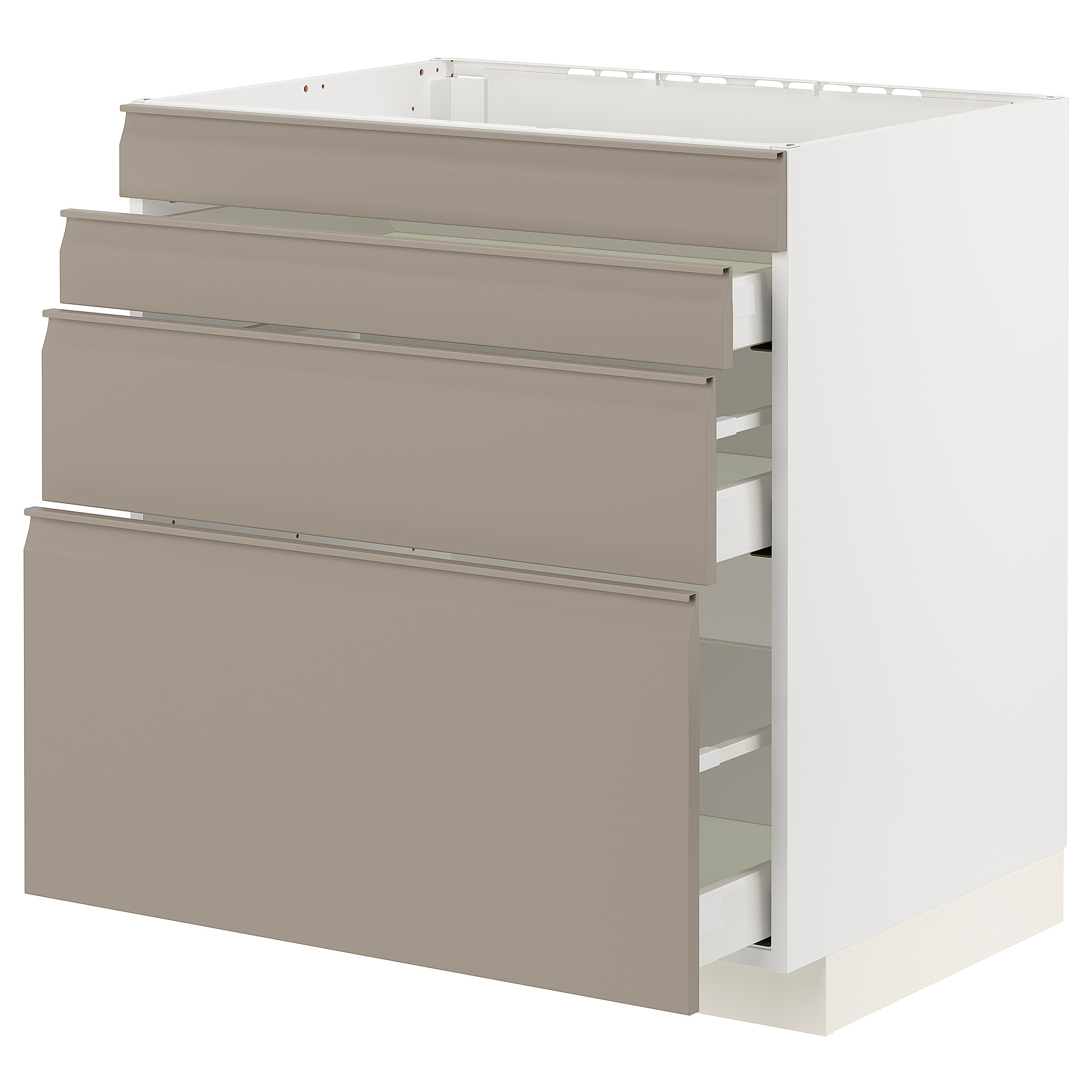 METOD/MAXIMERA base cab f hob/4 fronts/3 drawers