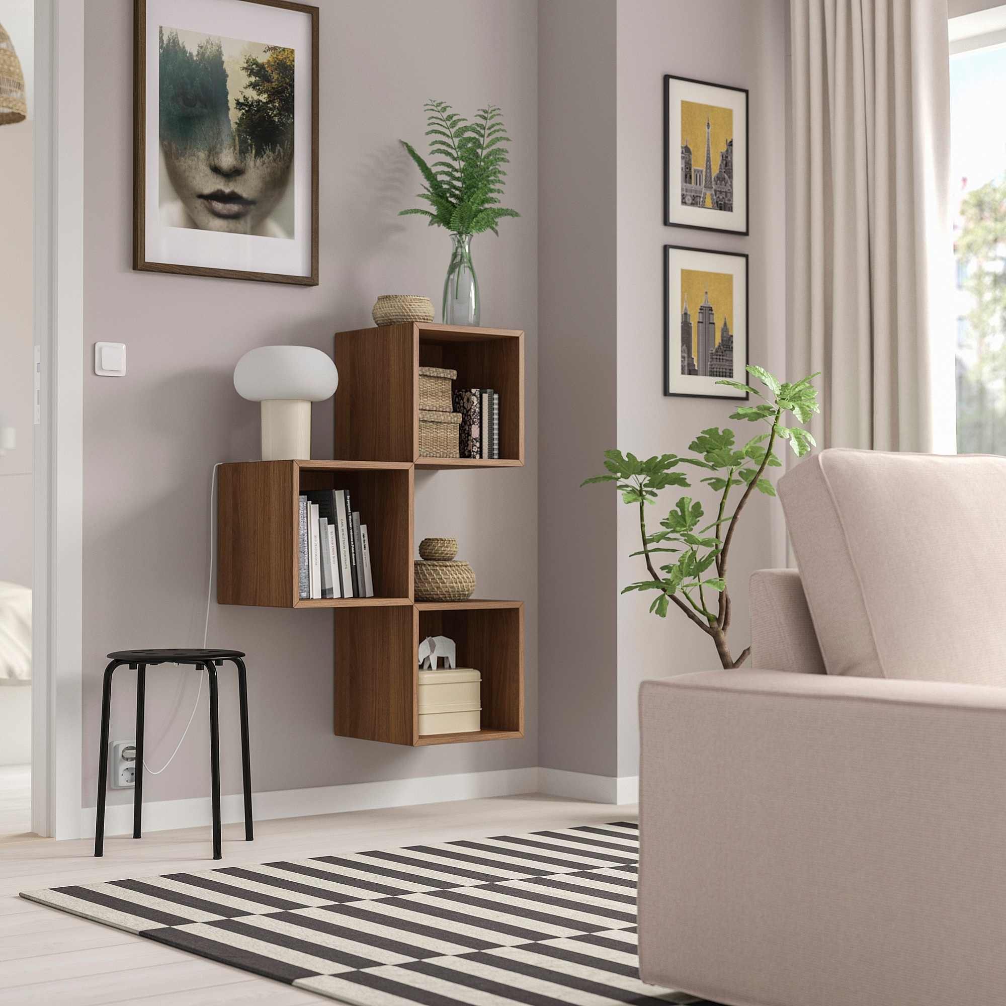 EKET wall-mounted cabinet combination