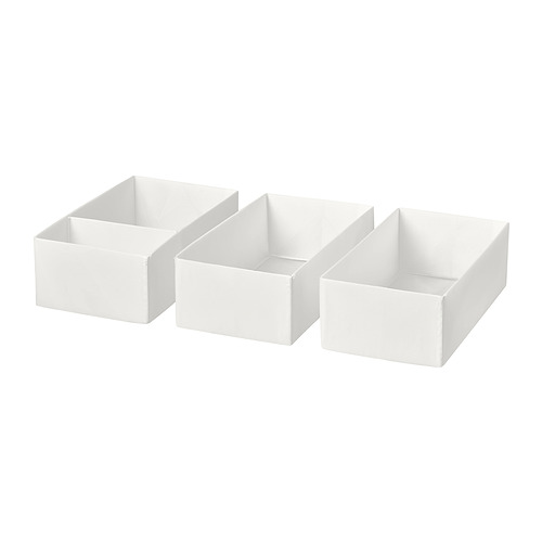 SKUBB - 儲物盒 3件組，白色，20x38x12 公分 | IKEA 線上購物 - PE946151_S4
