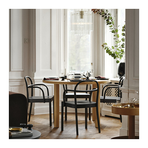 STOCKHOLM 2025/STOCKHOLM 2025 table and 4 chairs with armrests