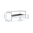 VIHALS day-bed with 1 mattress