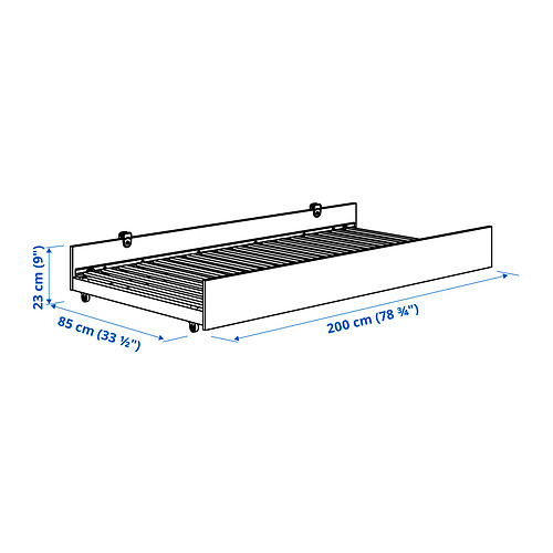 VIHALS trundle bed