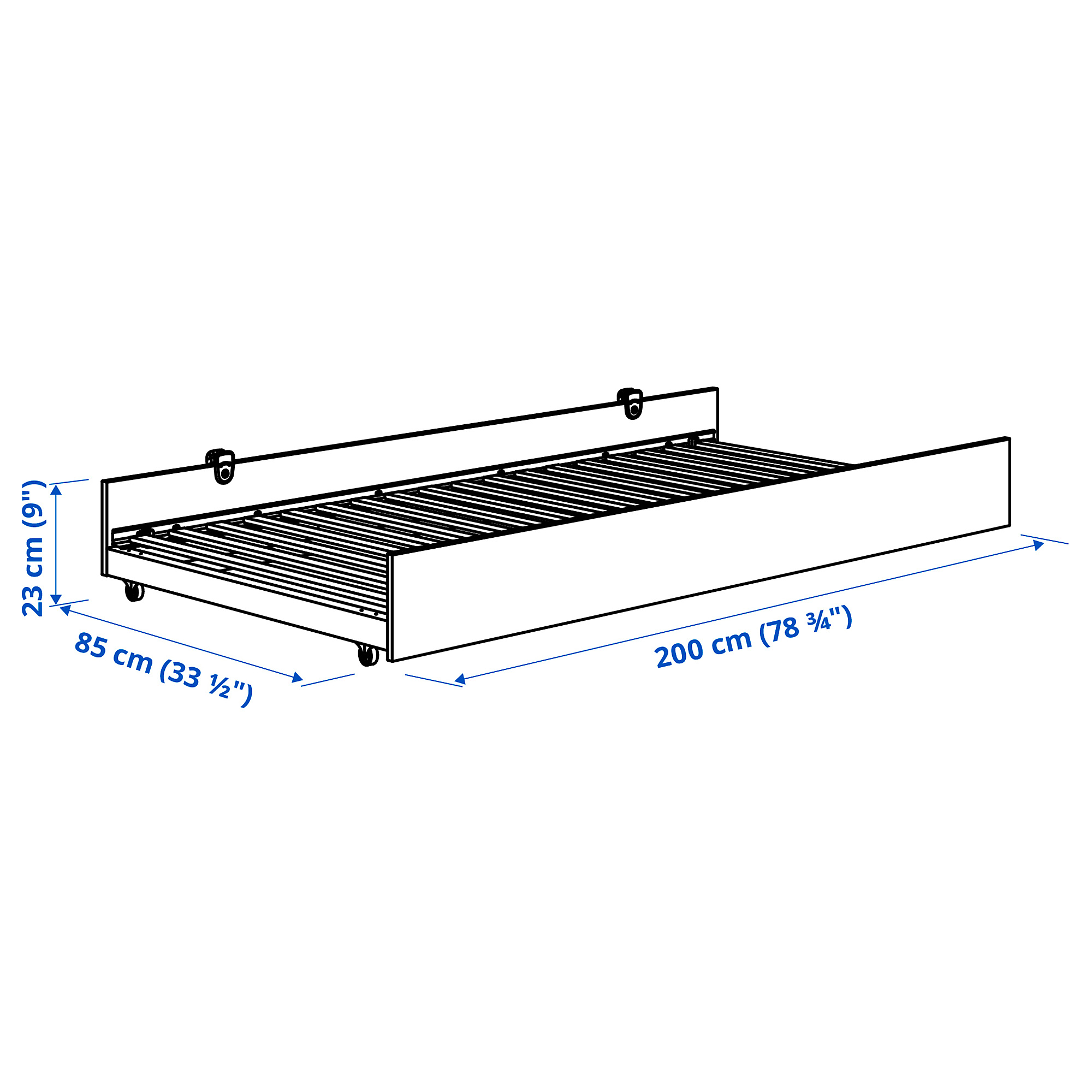 VIHALS trundle bed