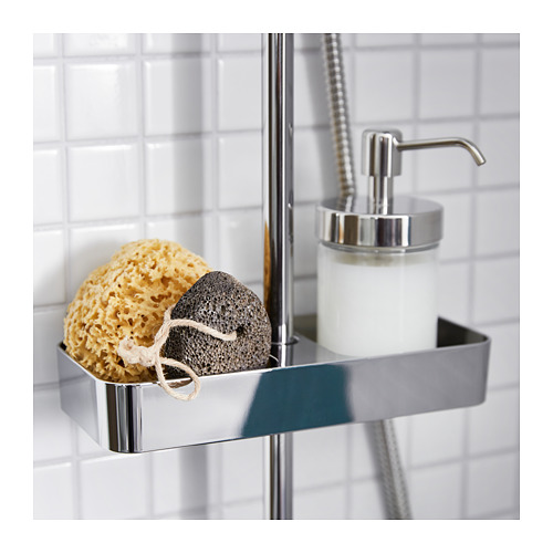 BROGRUND - 淋浴收納架, 鍍鉻 | IKEA 線上購物 - PH148784_S4