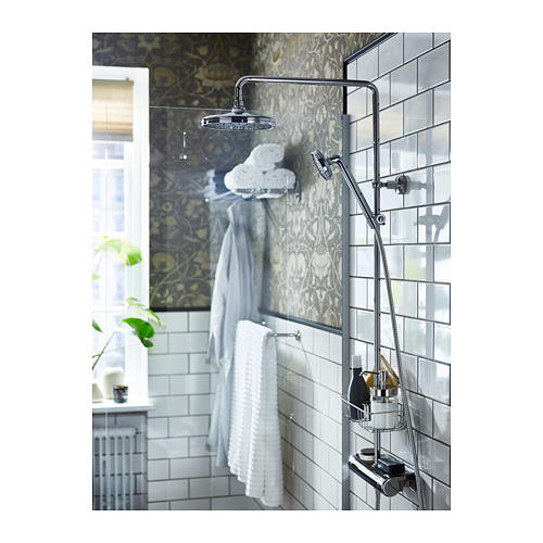 VOXNAN - shower set with thermostatic mixer, chrome-plated | IKEA Taiwan Online - PH148809_S4