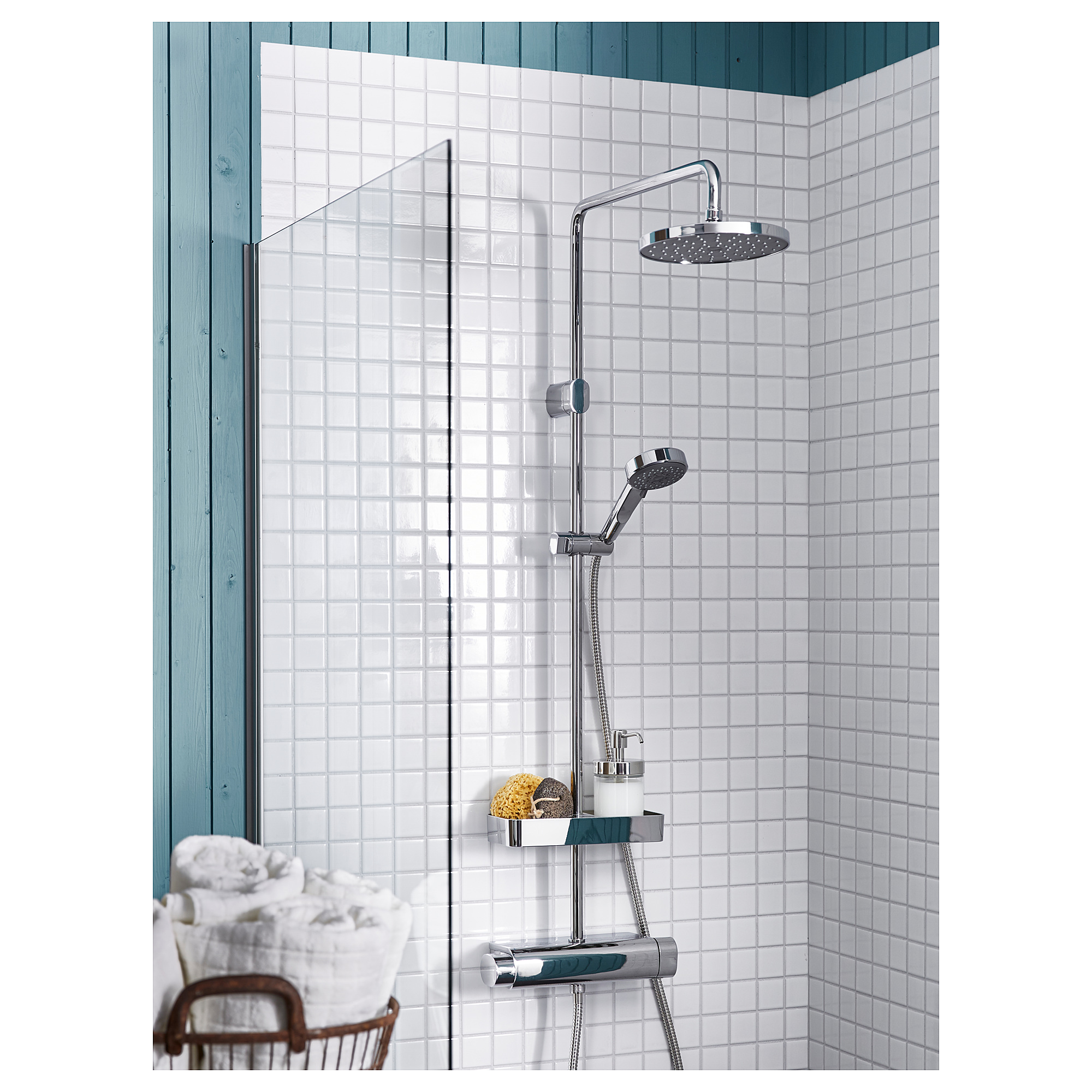 BROGRUND shower set with thermostatic mixer