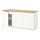 KNOXHULT - base cabinet with doors, white, 182 cm | IKEA Taiwan Online - PE694861_S1