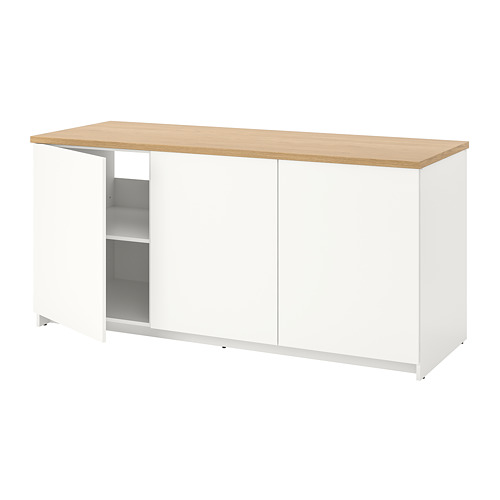 KNOXHULT - 附門底櫃, 白色, 180x85 公分 | IKEA 線上購物 - PE694861_S4