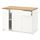 KNOXHULT - base cabinet with doors and drawer, white, 122 cm | IKEA Taiwan Online - PE694873_S1