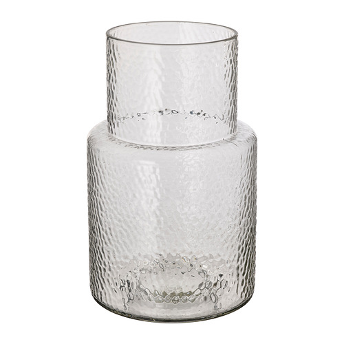 KONSTFULL - vase, clear glass/patterned | IKEA Taiwan Online - PE836342_S4