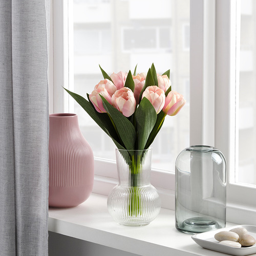 SMYCKA - artificial bouquet, in/outdoor/Tulip pink | IKEA Taiwan Online - PE836360_S4