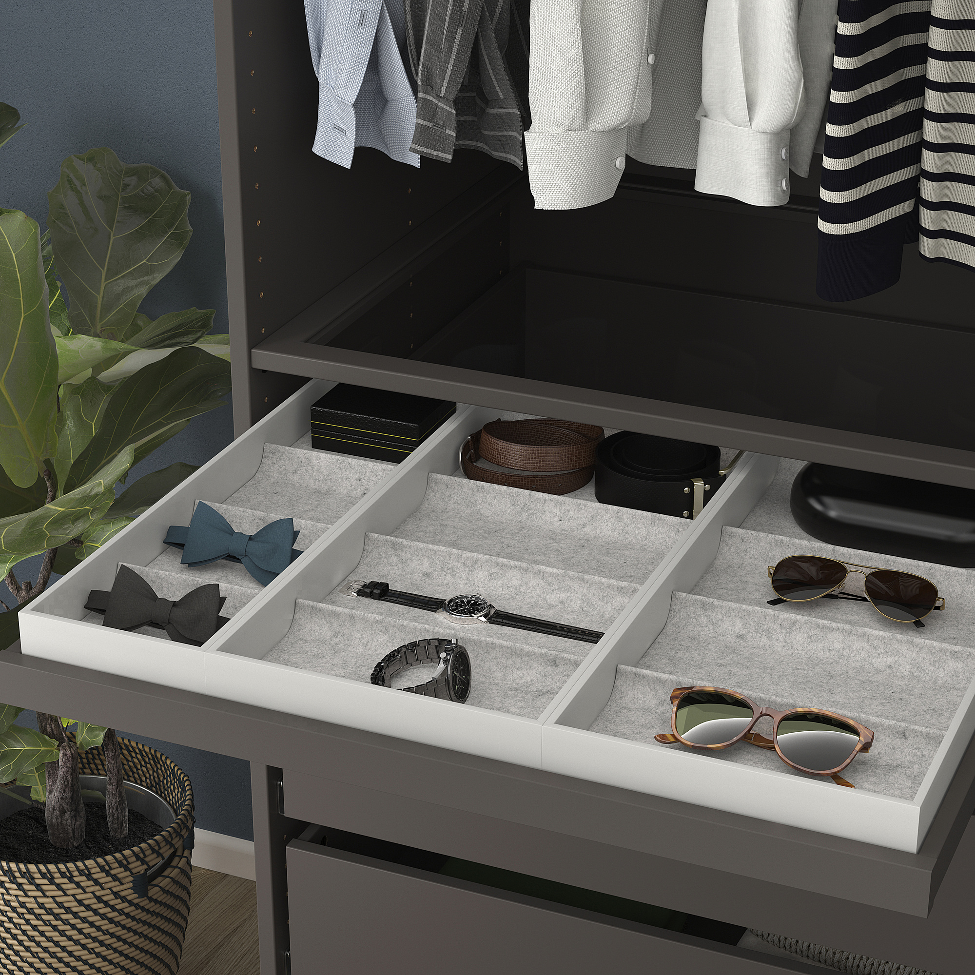 KOMPLEMENT pull-out tray with insert