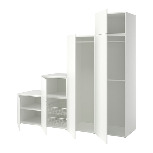 PLATSA wardrobe w 6 doors