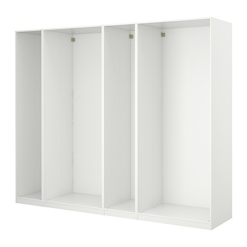 PAX - 4 wardrobe frames, white | IKEA Taiwan Online - PE254379_S4