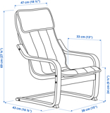 POÄNG children's armchair