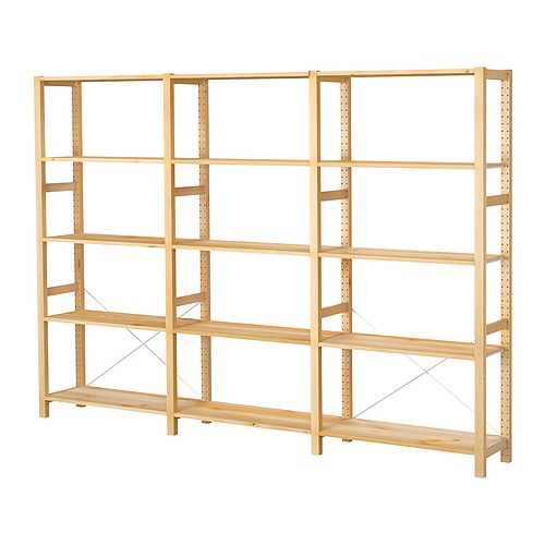 IVAR - 3 sections/shelves, pine, 259x30x179 cm | IKEA Taiwan Online - PE254883_S4