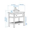 HEMNES/VÄSTERSJÖN open wsh-stnd w drw/wash-basin/tap