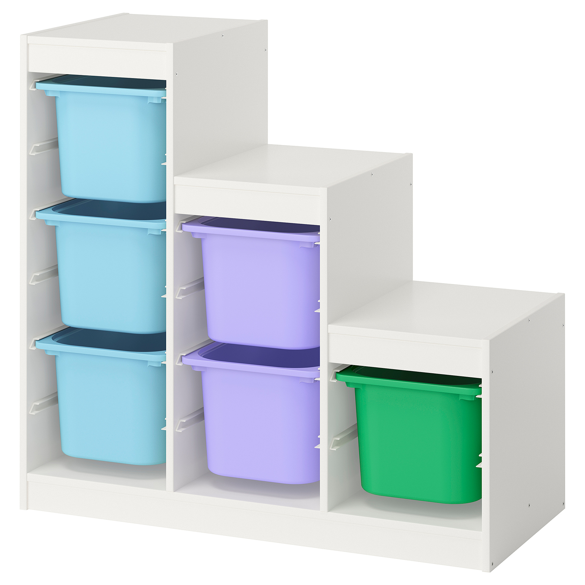 TROFAST storage combination with boxes