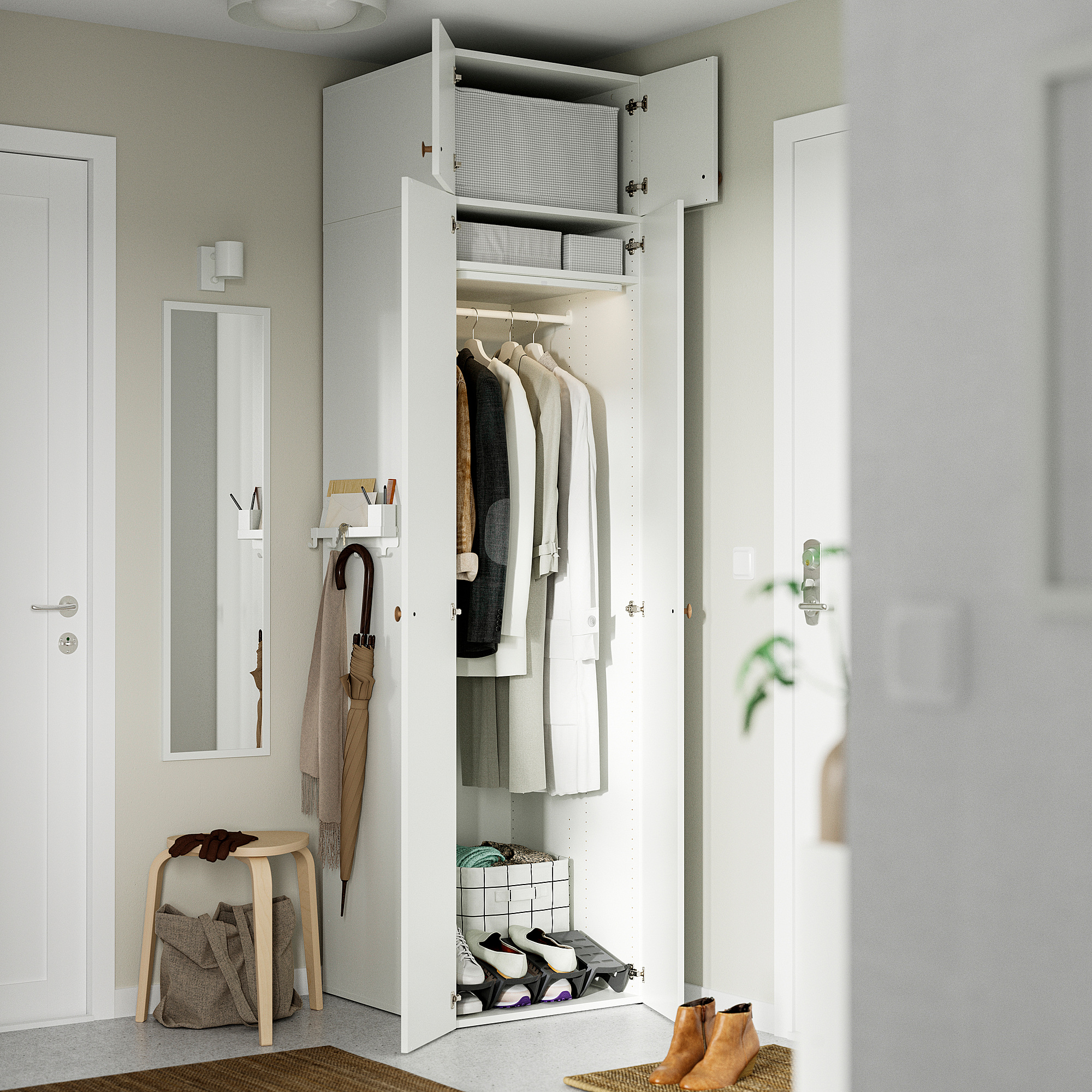 LASTARE wardrobe combination