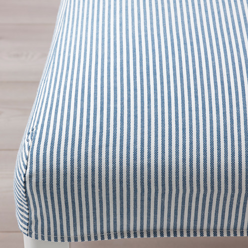BERGMUND - chair cover, Rommele dark blue/white | IKEA Taiwan Online - PE791047_S4