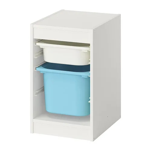 TROFAST storage combination with boxes