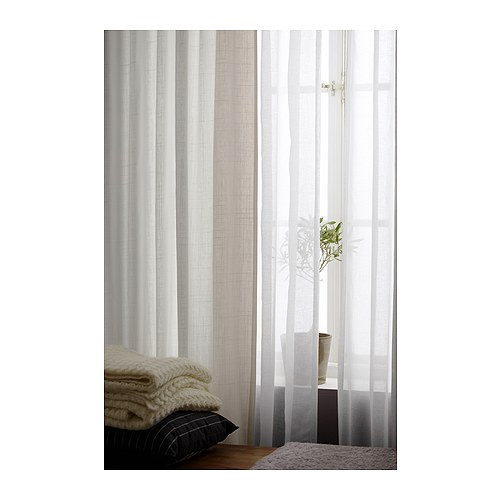 RITVA curtains with tie-backs, 1 pair