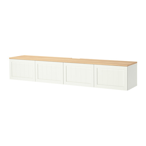 BESTÅ TV bench with doors