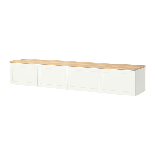 BESTÅ TV bench with doors