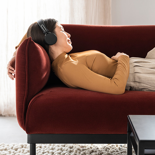 ÄPPLARYD - 四人座沙發附躺椅, Djuparp 紅色/棕色 | IKEA 線上購物 - PE836504_S4