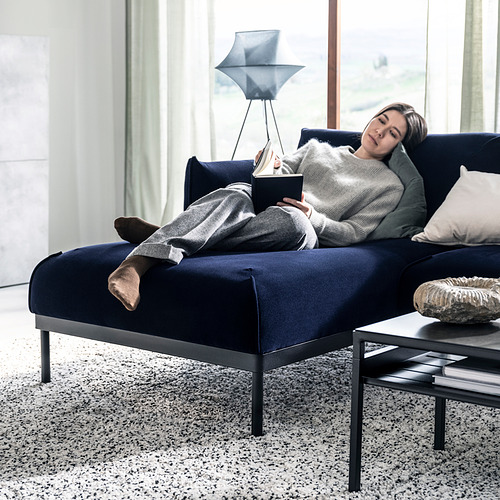 ÄPPLARYD - 四人座沙發附躺椅, Djuparp 深藍色 | IKEA 線上購物 - PE836517_S4