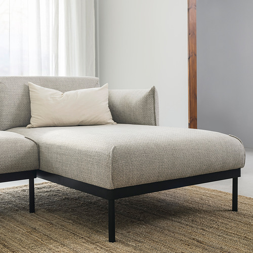 ÄPPLARYD - 四人座沙發附躺椅, Lejde 淺灰色 | IKEA 線上購物 - PE836518_S4