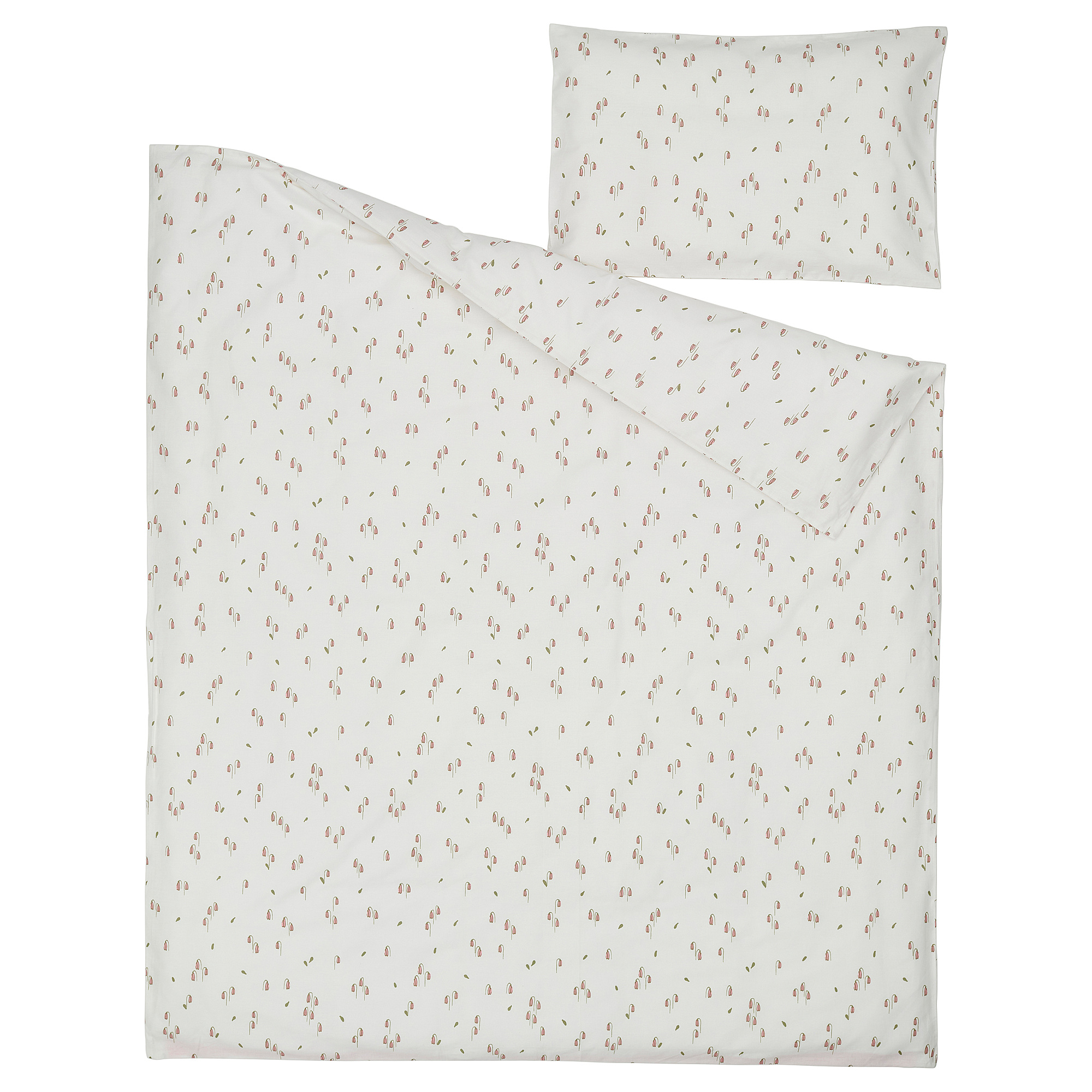 GULDVÄVARE duvet cover 1 pillowcase for cot