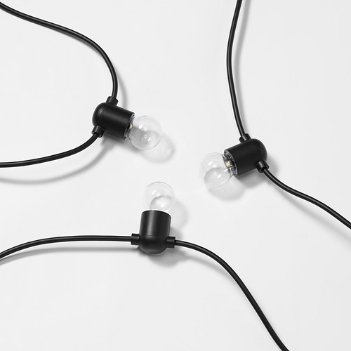 UTSUND LED lighting chain with 12 bulbs