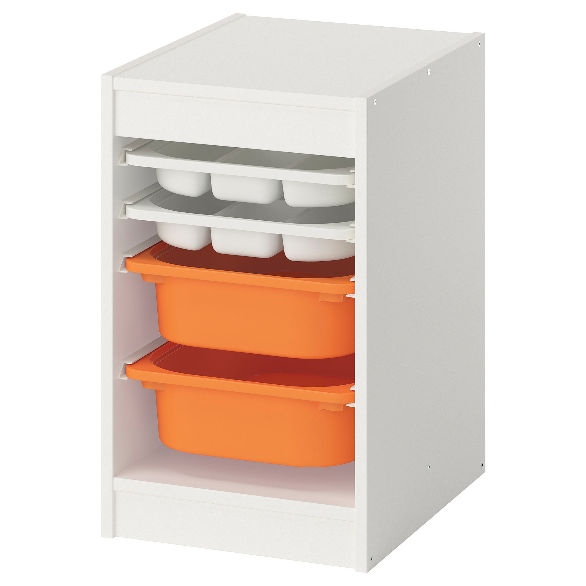 TROFAST storage combination w boxes/trays